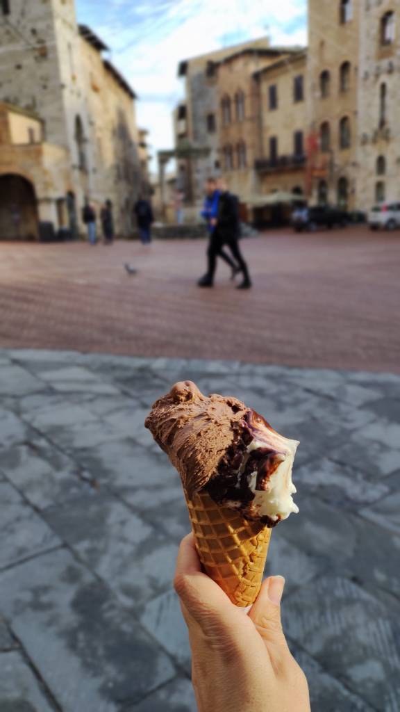 Helado de la Gelateria Dondoli