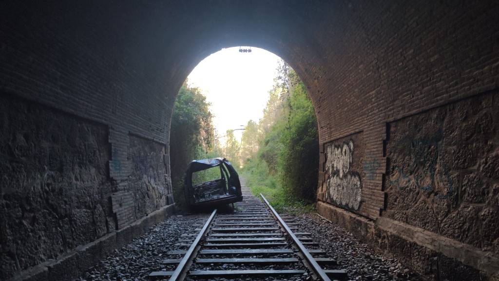Vías y estaciones abandonadas de El&nbsp;Catllar