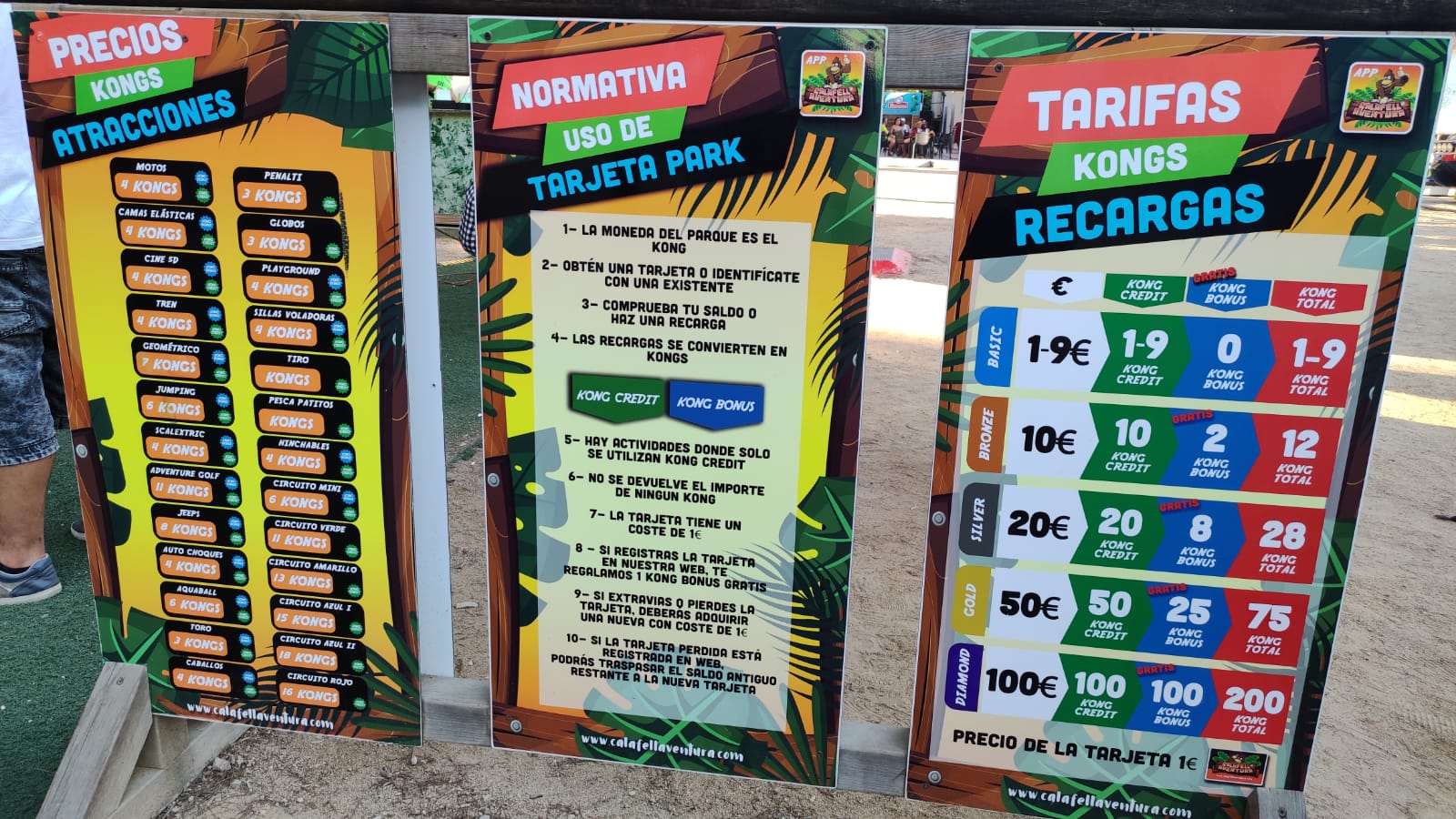 Calafell aventura park_precios