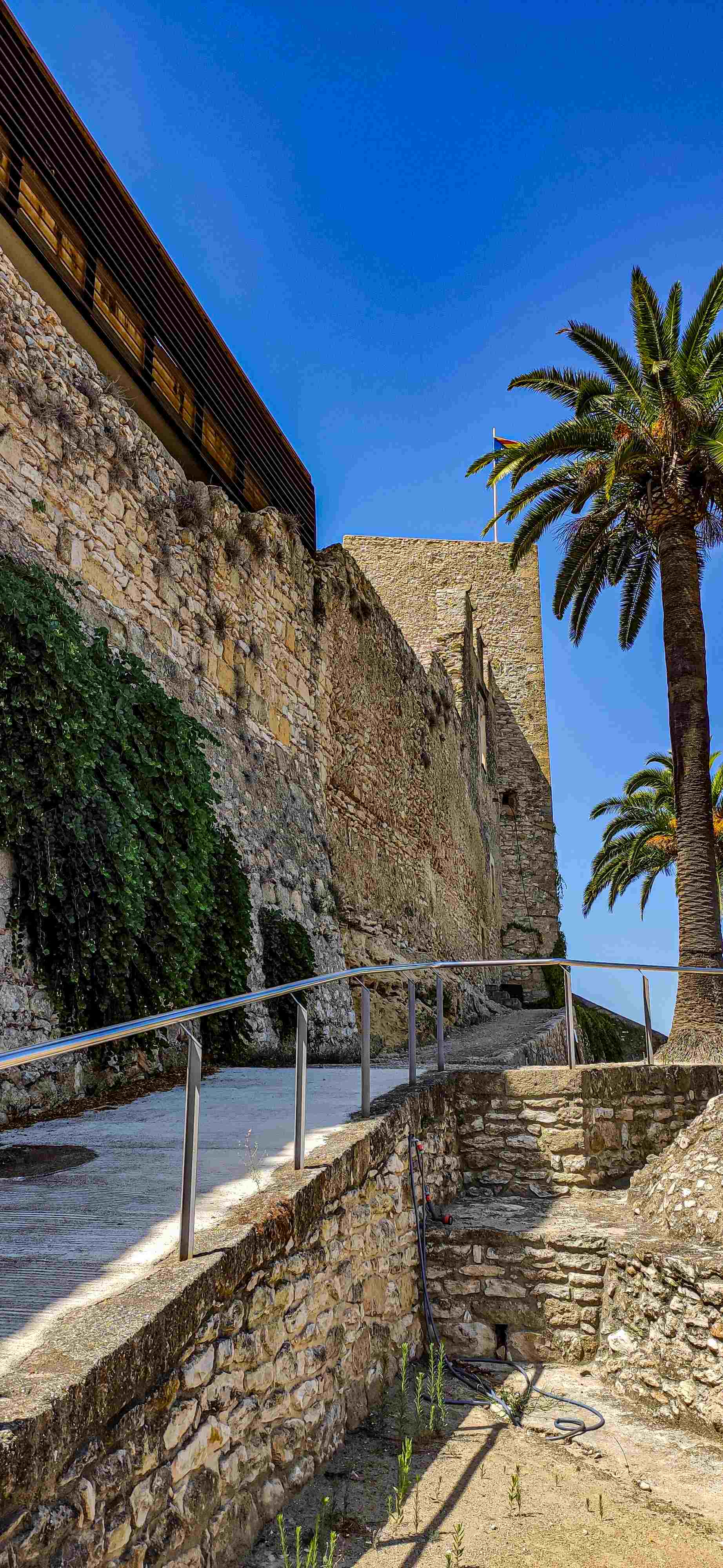 El Catllar castell_vista muralla