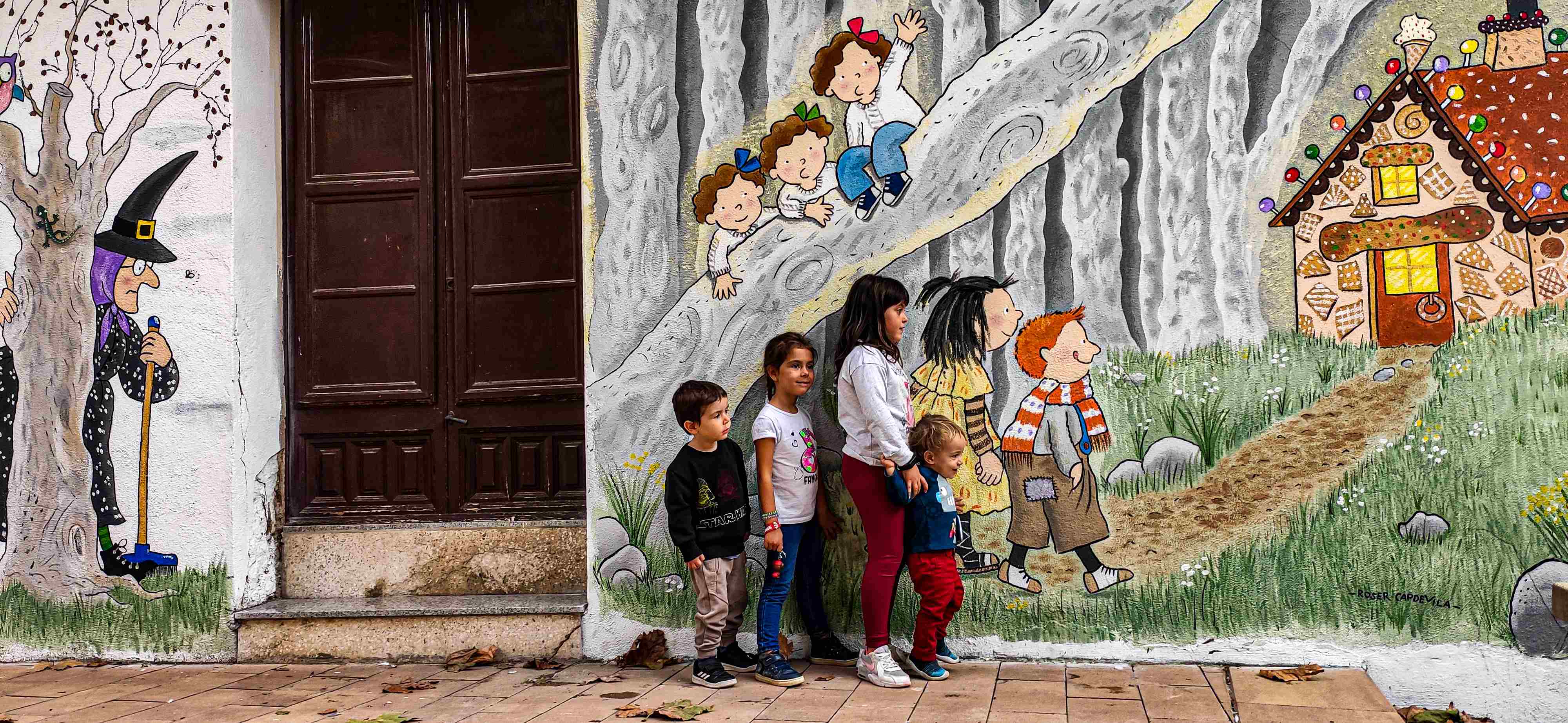 Penelles - graffiti tres bessones