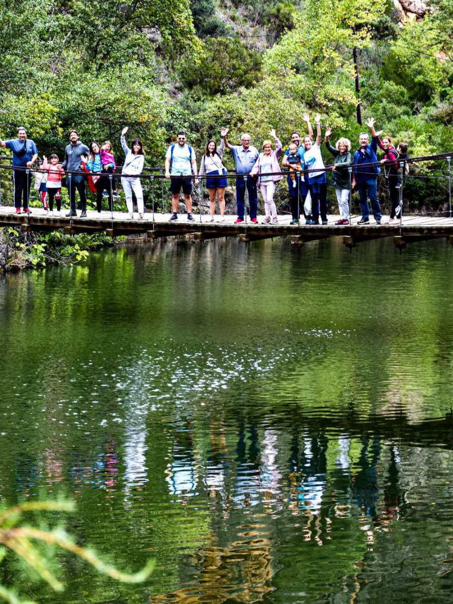 Congost del Mu: pasarelas sobre el&nbsp;desfiladero
