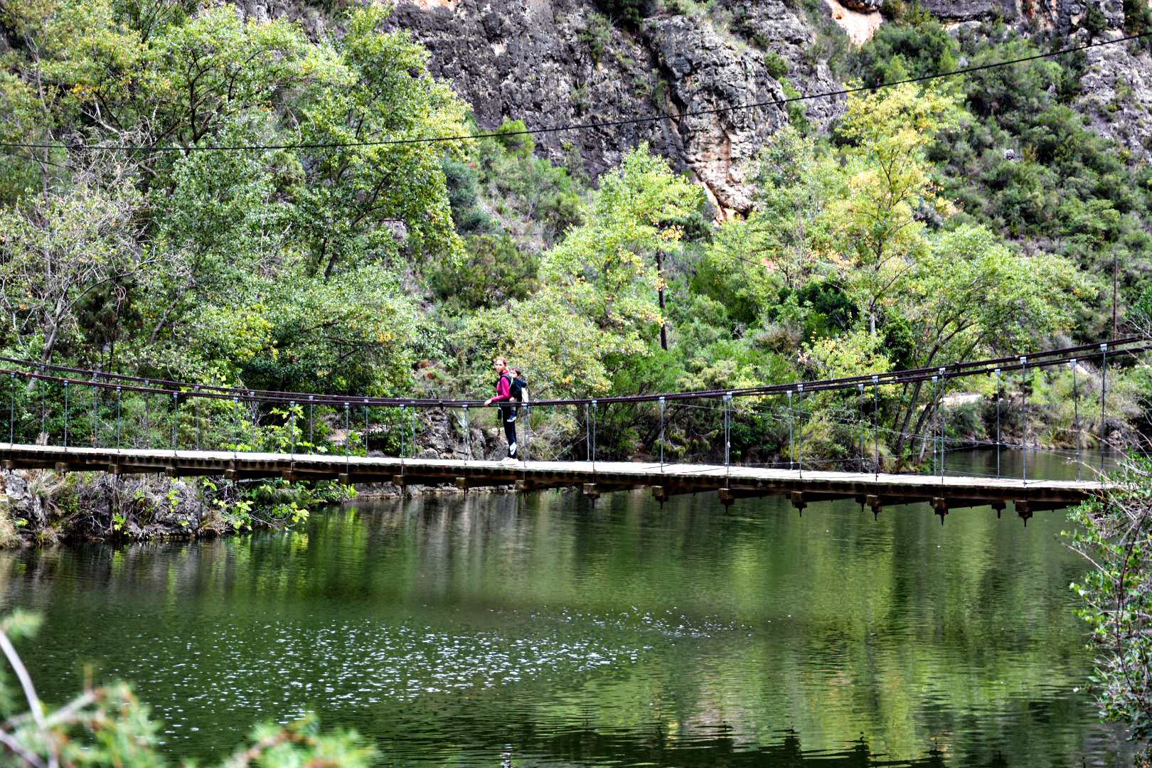 Camarasa Puente colgante Congost del Mu