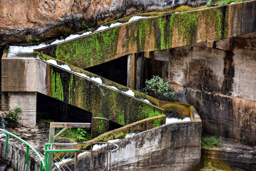 Camarasa Presa salto peces