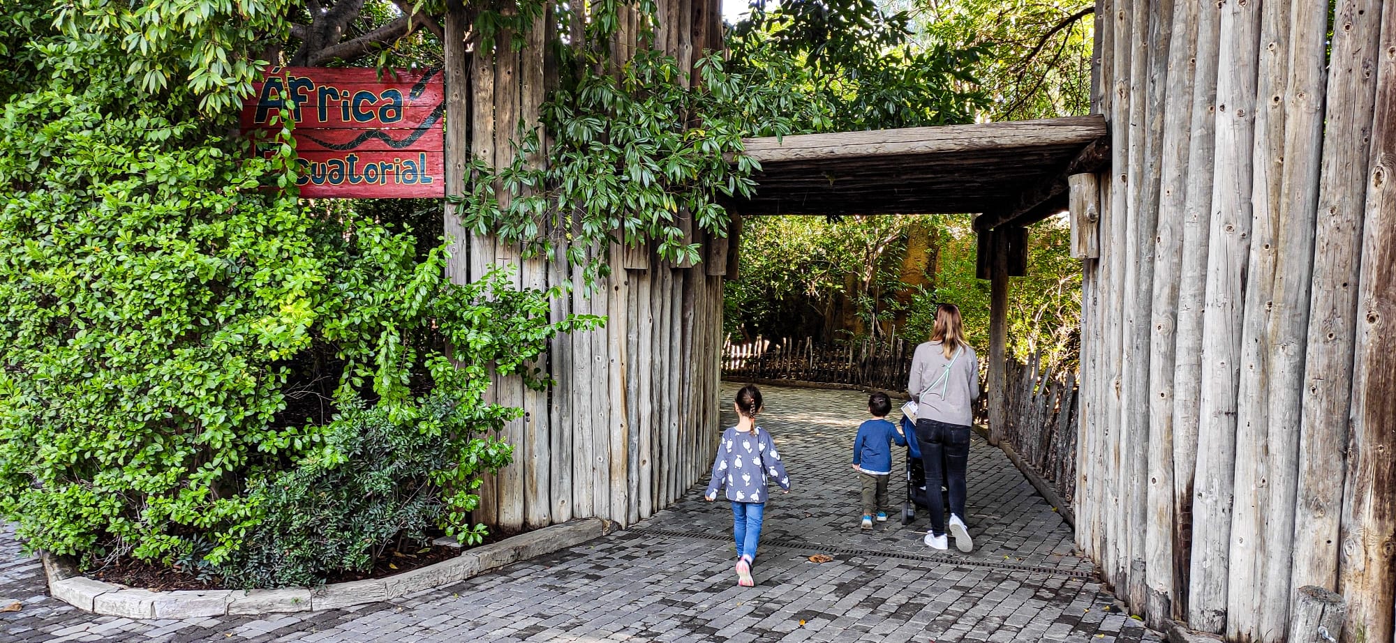 València - Bioparc - acceso a África