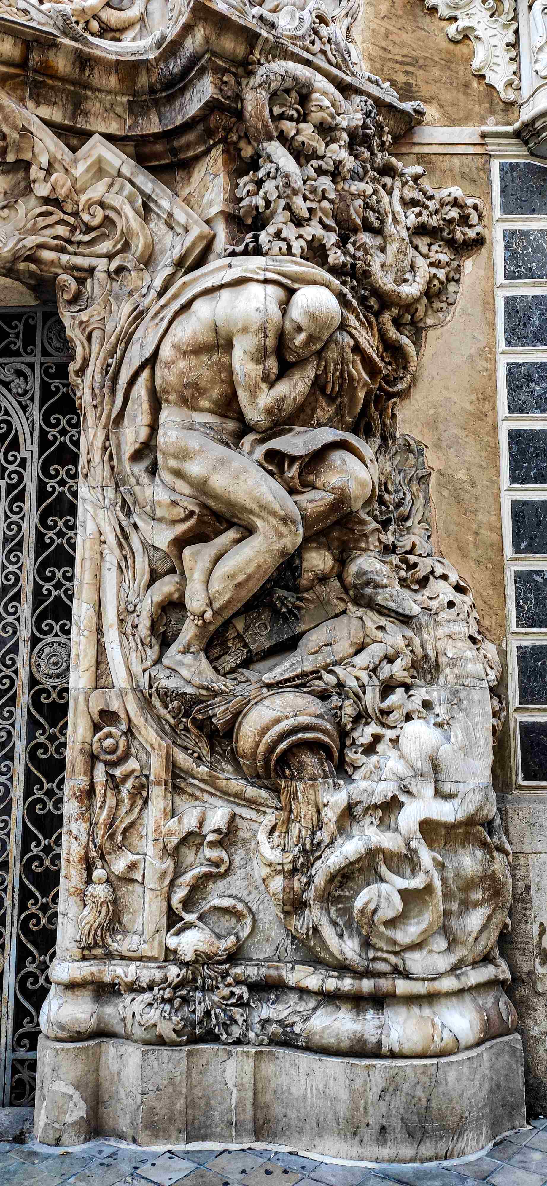 València - Detalle del palacio del marques de dos aguas