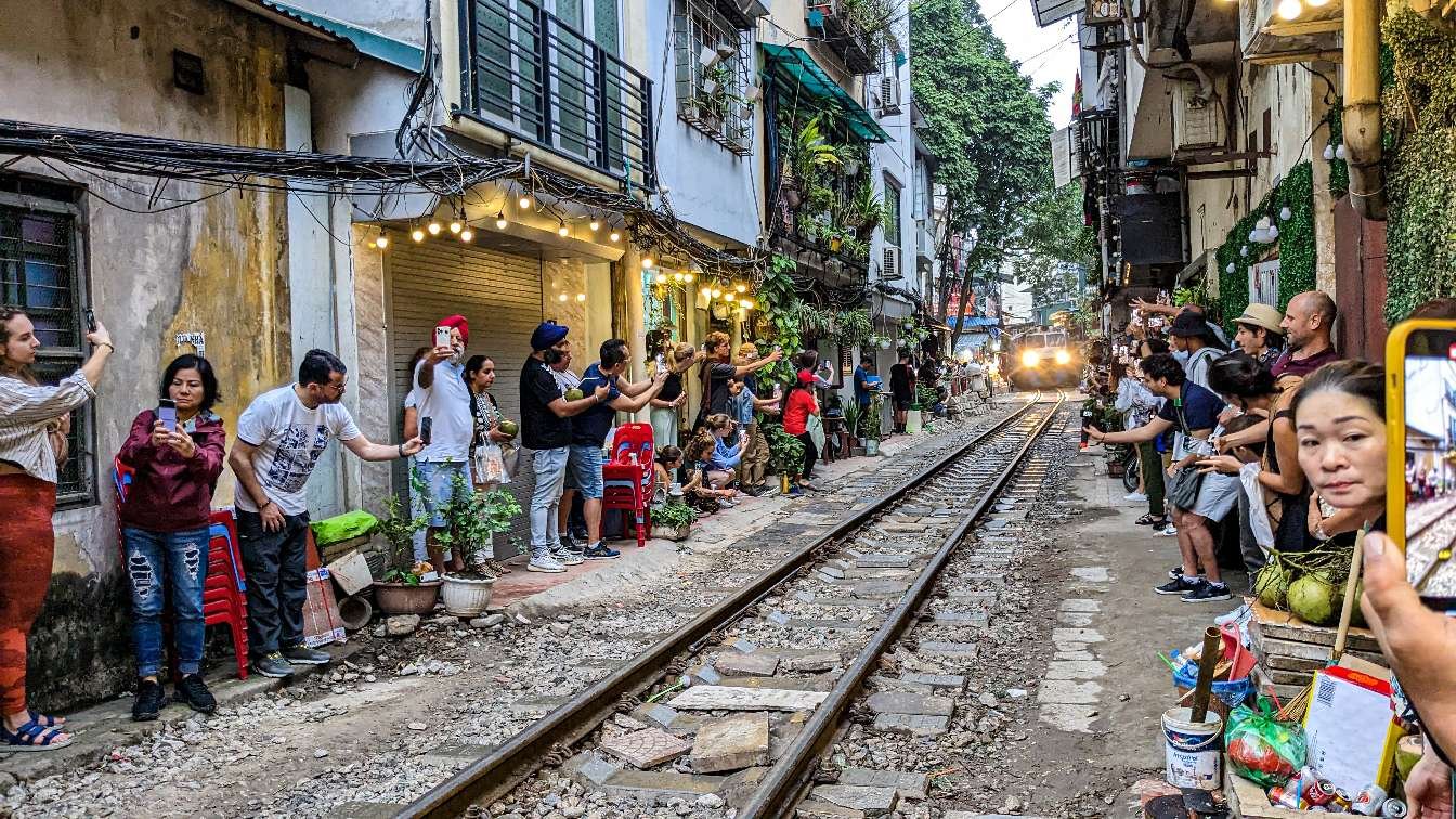 Hanoi Train Street (Vietnam)