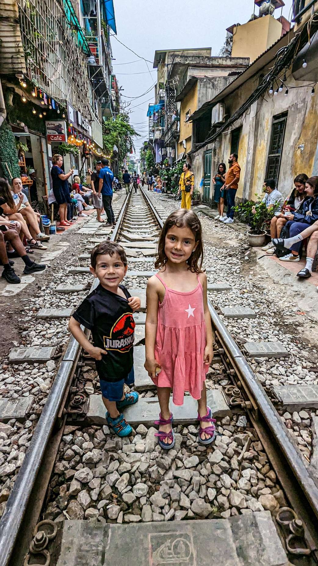 Hanoi train street (Vietnam)