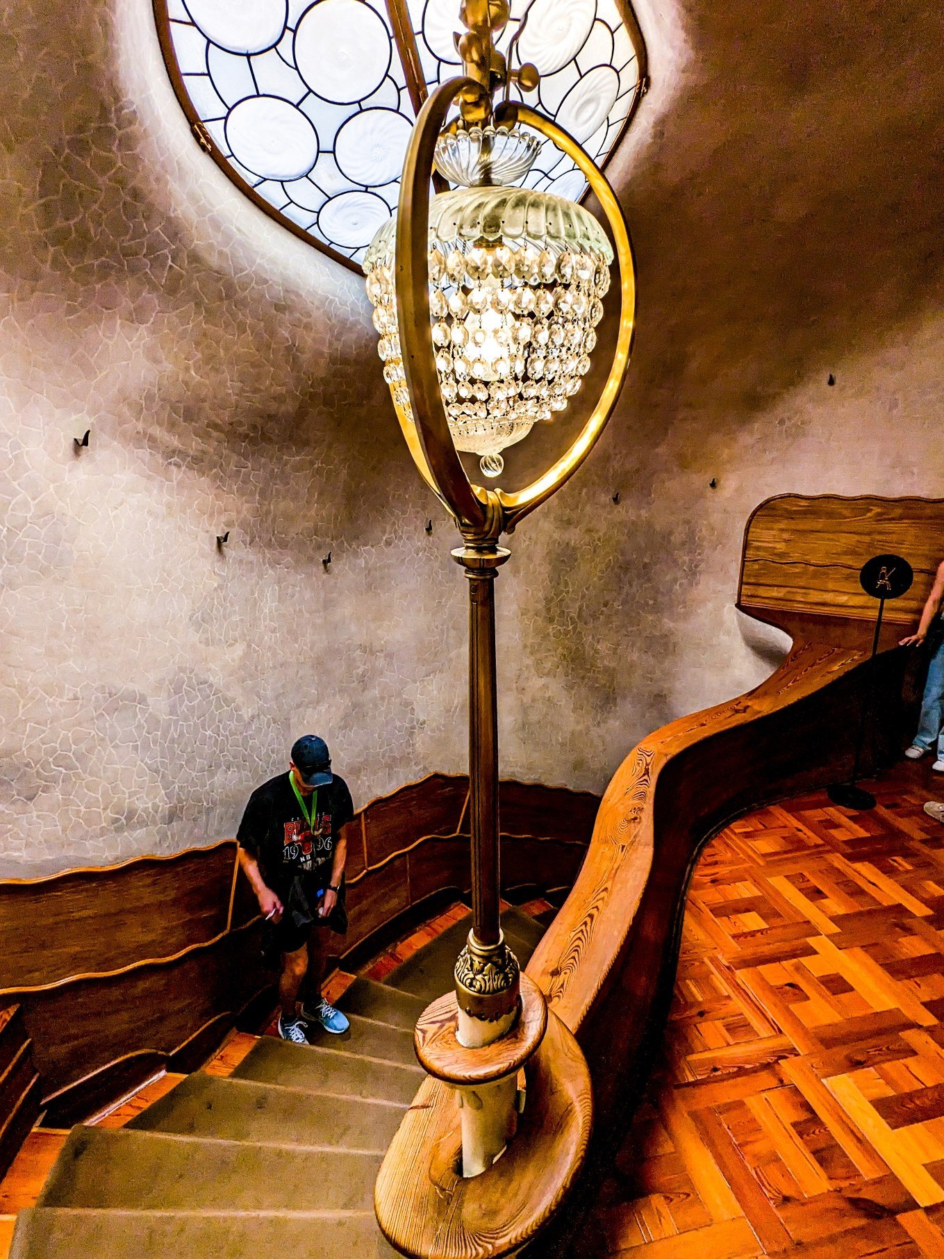 Gaudí - Casa Batlló - Barcelona - Detalle planta principal escalera