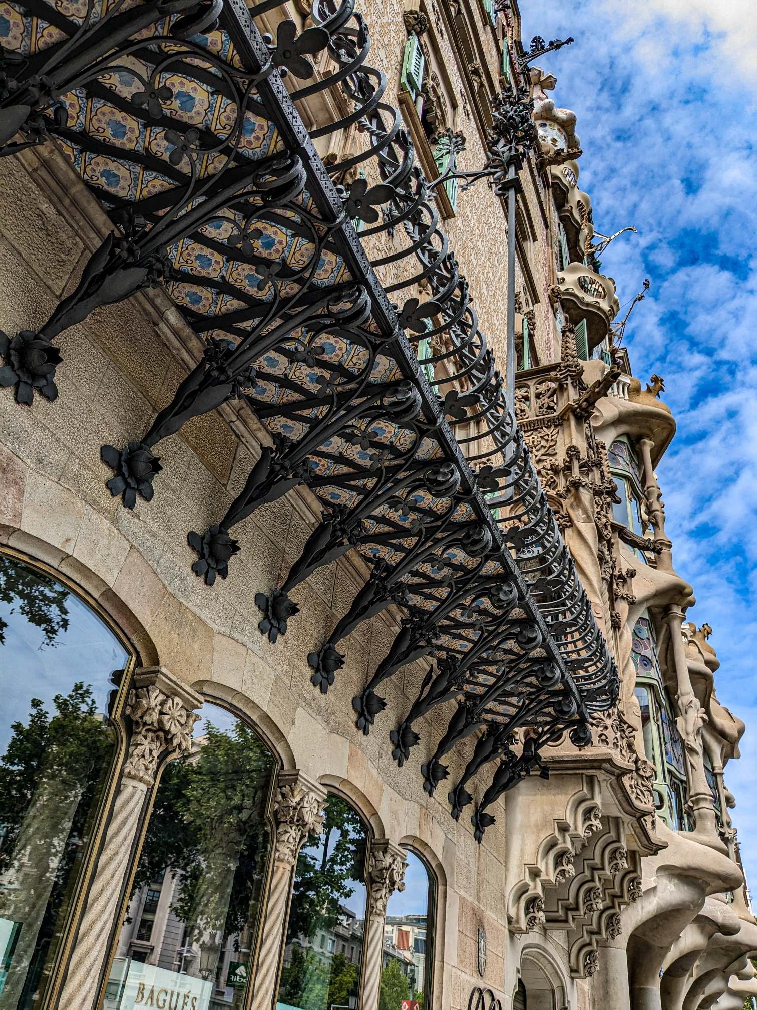 Barcelona - Casa Amatller - balcón detalle