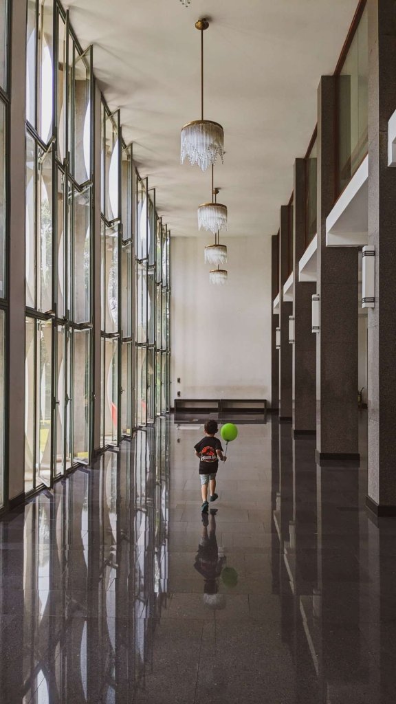 Vietnam - Ho Chi Minh - Palacio de la reunificación - Ventanales