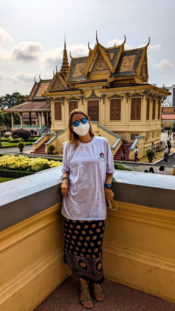 Camboya - Palacio Real Phnom Penh - vestimenta