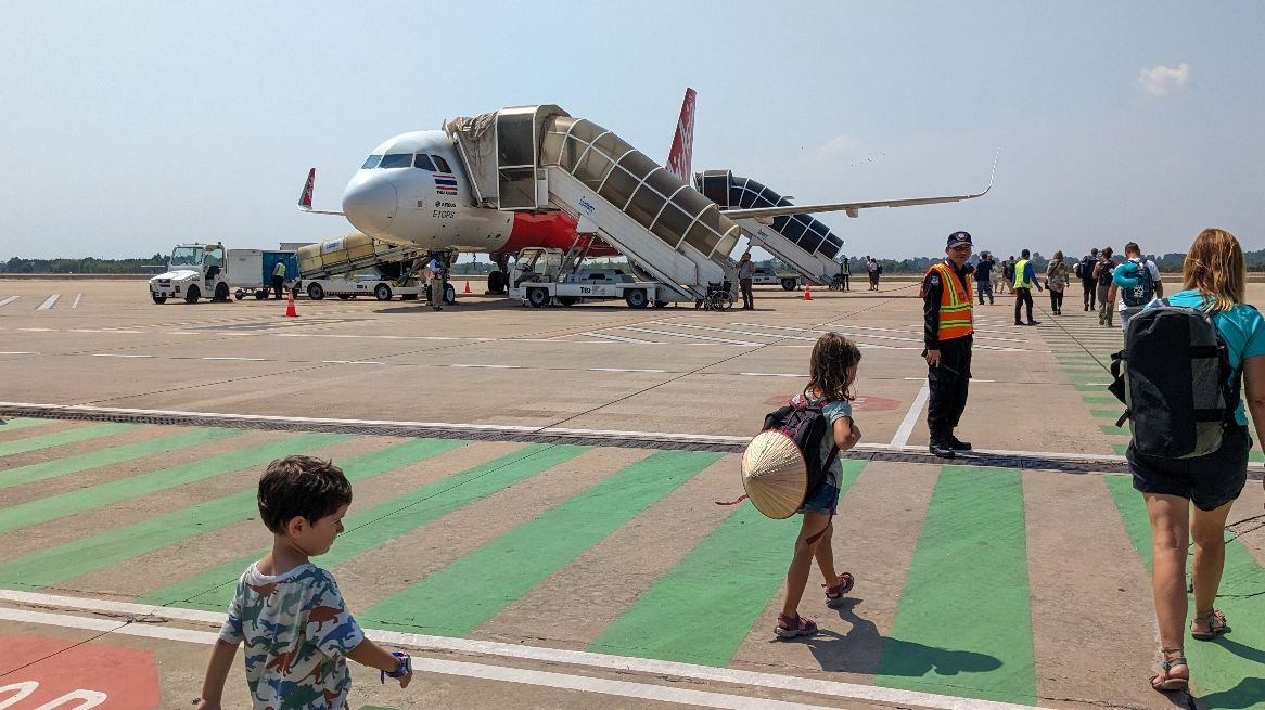 Camboya - Siem Riep - Avión Air Asia