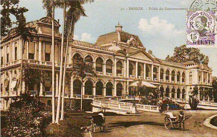 Vietnam - Ho Chi Minh - Palacio de la reunificación_estructura antigua