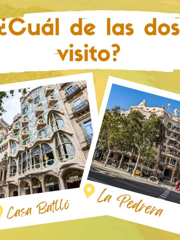 ¿La casa Batlló o la Pedrera (casa Milà): cuál de las dos visito? ¿Cúal es&nbsp;mejor?