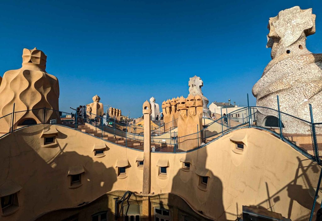 Barcelona - Casa Milà - La Pedrera - Gaudí - Terrat