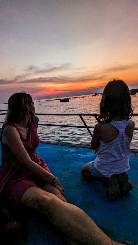 Camboya - Lago Tonle - Barco