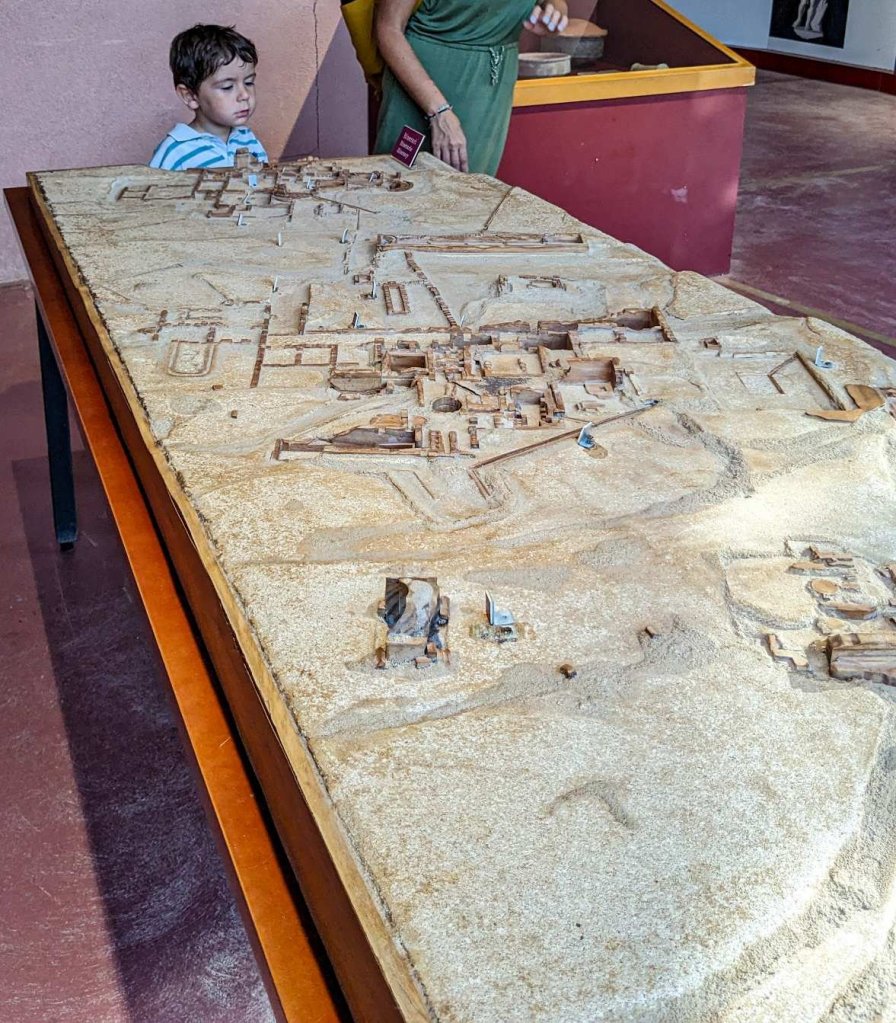 Tarragona - Altafulla - Vil·la Romana d'Els Munts - zona museo - maqueta