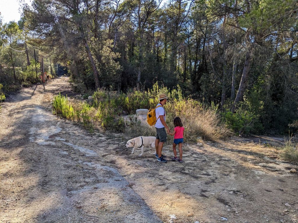 Marmellar - Baix Penedes - Inici de la ruta - zona d'estacionament