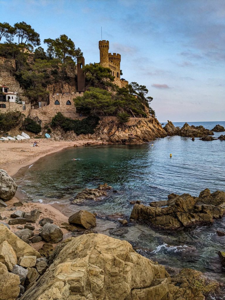 Castillo Lloret de Mar- Costa Brava- Vista general