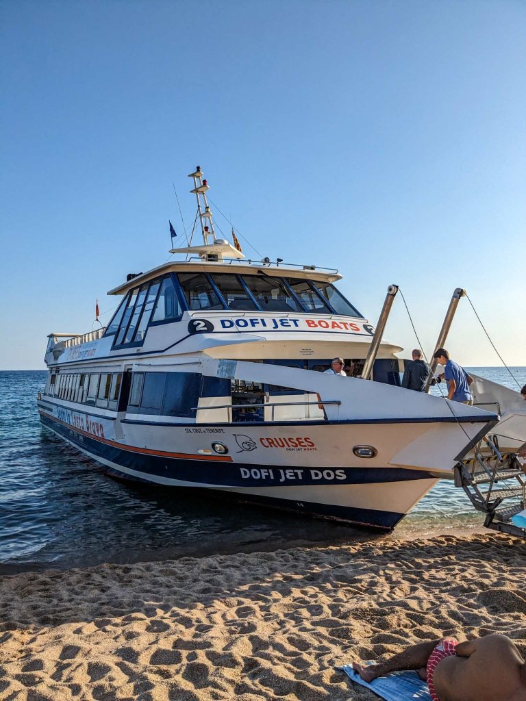 Dofi Jet Boat - Barco Costa Brava - Subida barco