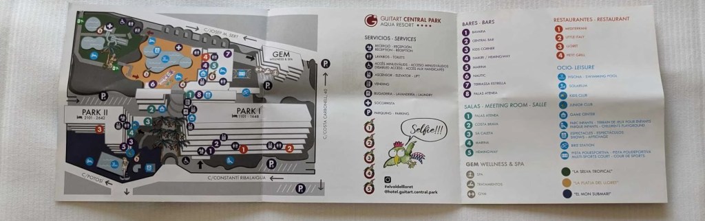 Hotel Guitart - Lloret de Mar - Mapa