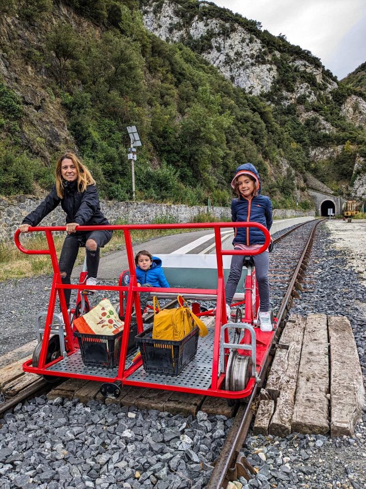 Francia - Axat - Vélorail- Imagen de la bici