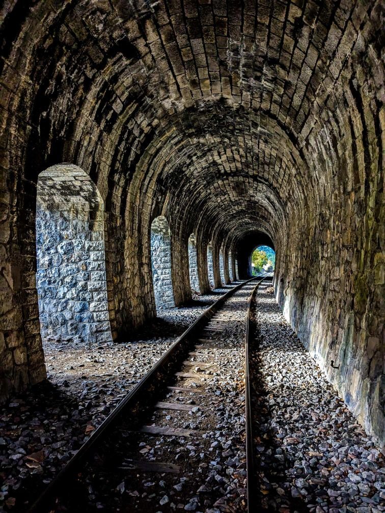 Francia - Axat - Vélorail- Túnel
