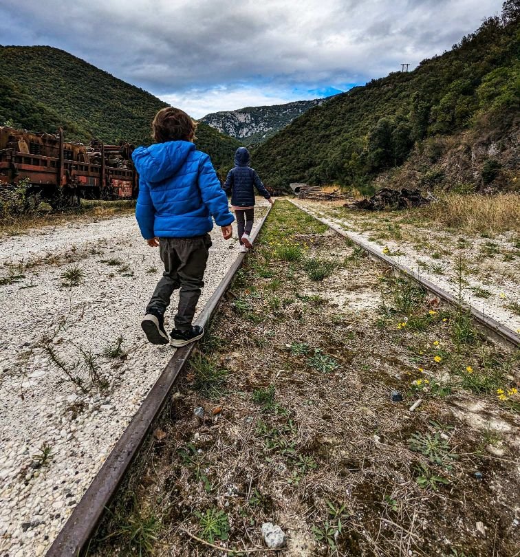Francia - Axat - Vélorail- Estación abandonada