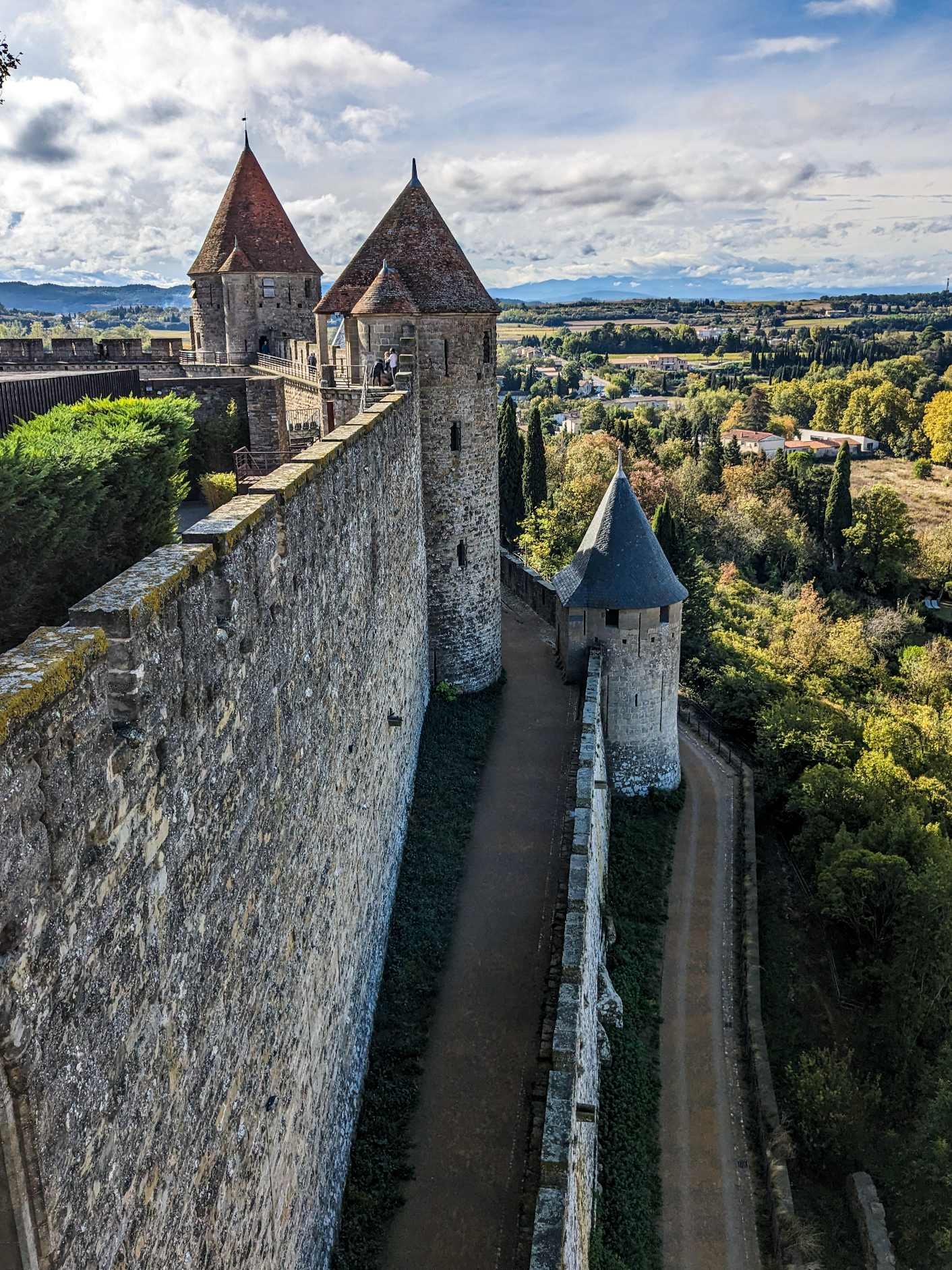 Carcassonne - Torres de Grand Carnisou y Grand Burlas