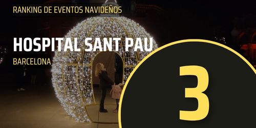 Imagen del hospital de Sant Pau , en posición 3 del ranking
