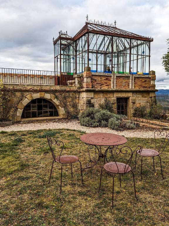 Rennes-le-Château - Aude - Museo - Jardines de la villa en Art Noveau