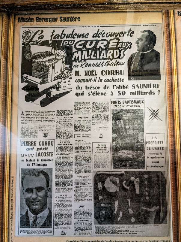 Rennes-le-Château - Aude - Museo - El abad y su misterio, siempre ha sido muy estudiado