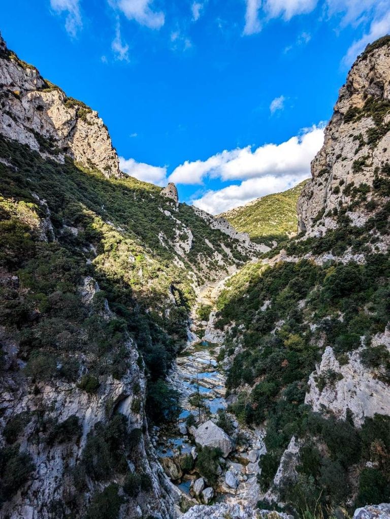 Francia - Gorges de Galamus - Paisaje desde la carretera