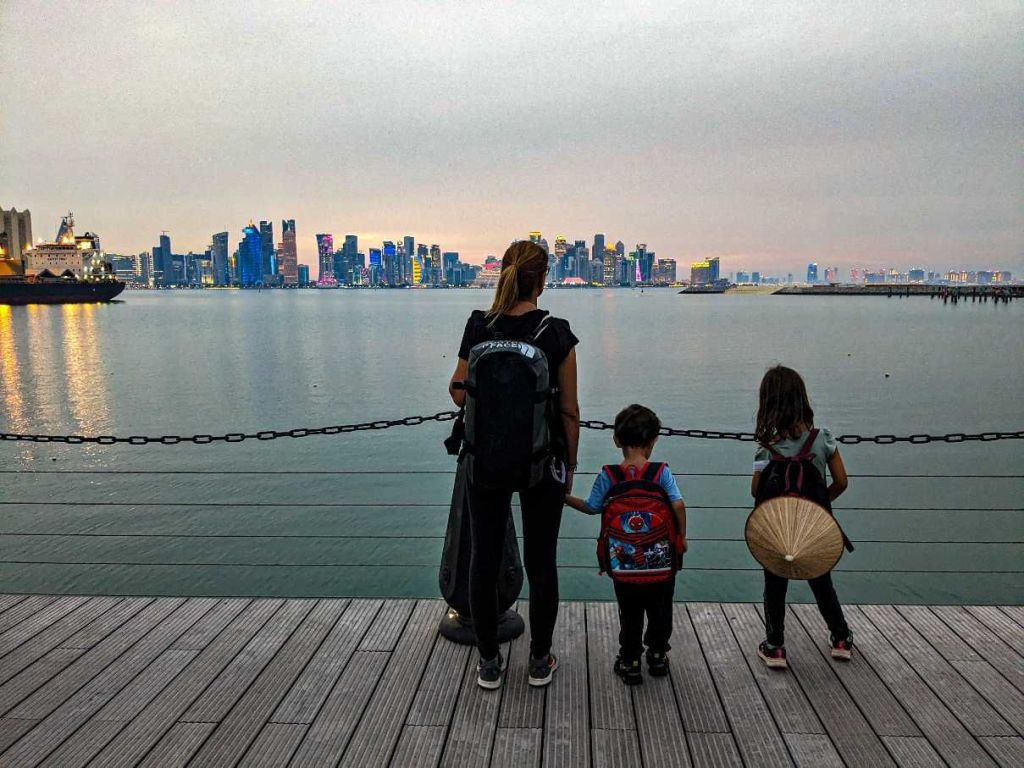 Doha - Skyline de la ciudad desde Mina District