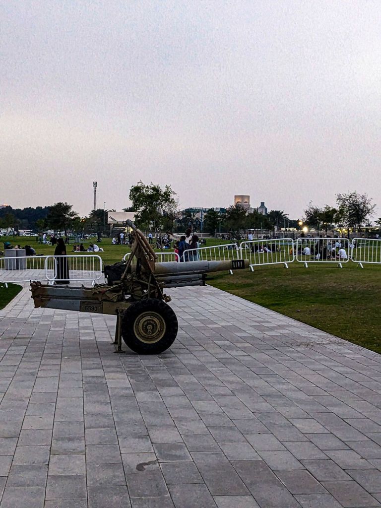 Doha - Cañón militar