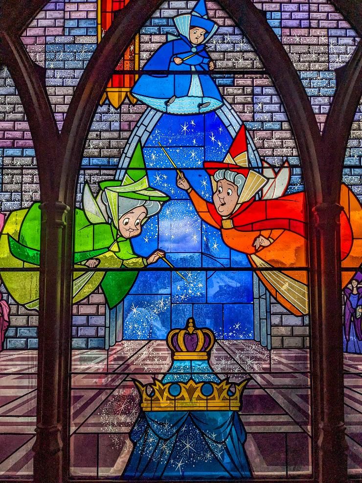 Parque Disneyland - Interior del castillo de Disney