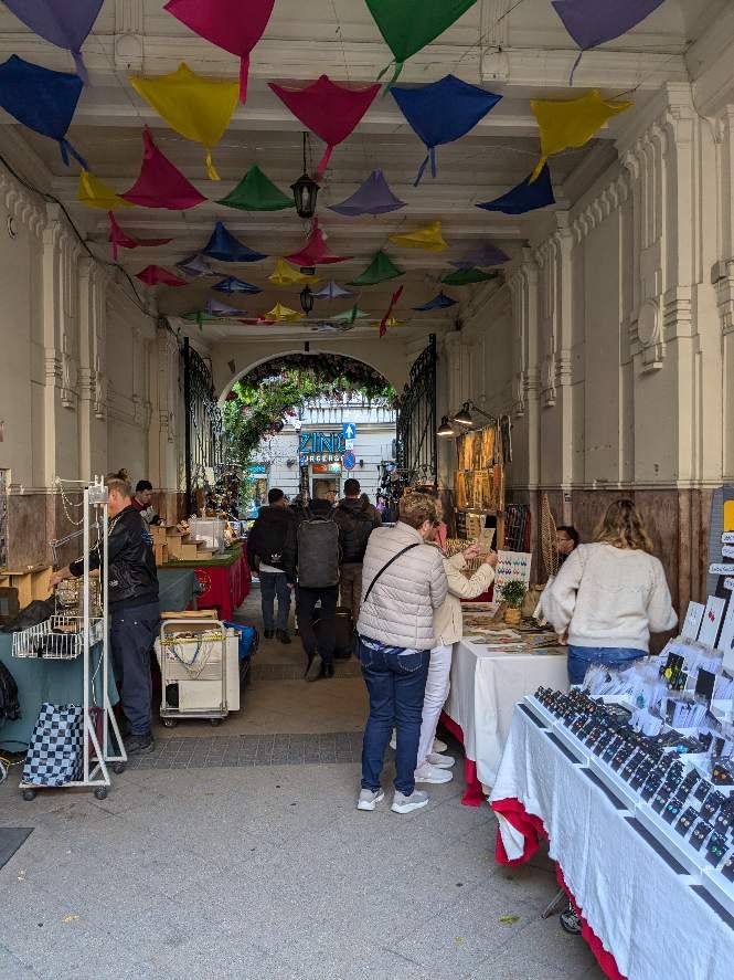 Budapest - las galerias interiores Gozsdu udvar