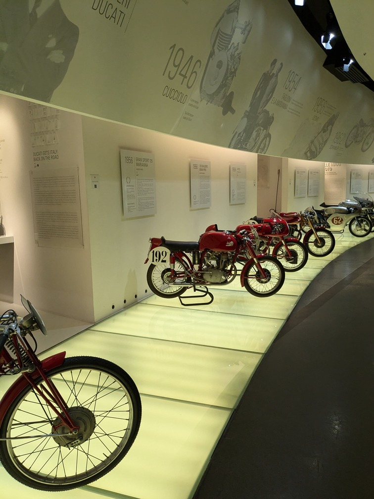 Museo Ducati Bolonia - modelos históricos