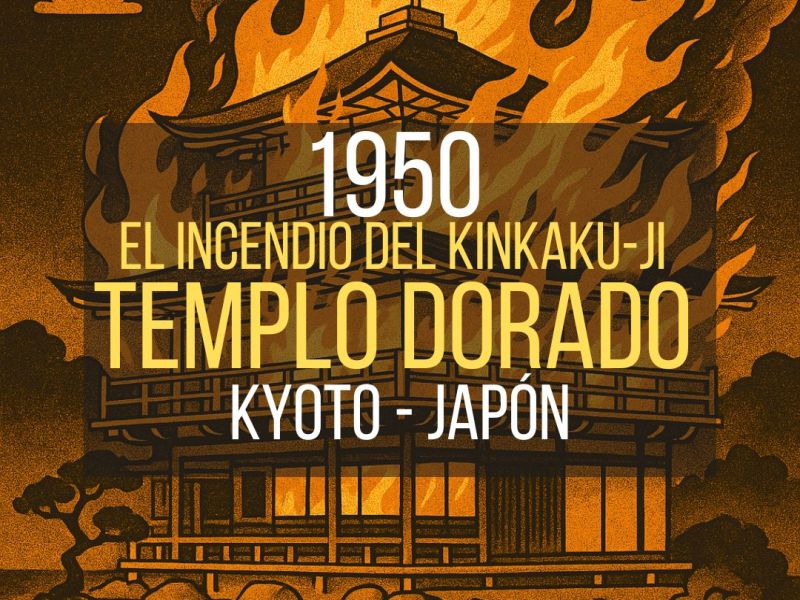 El incendio del Kinkaku-ji, el Templo Dorado de Kyoto: crónica de belleza, obsesión y&nbsp;destrucción