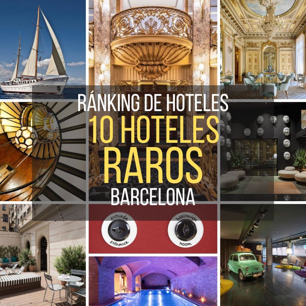 El ranking de Barcelona: 10 hoteles alucinantes que rompen todos los&nbsp;moldes